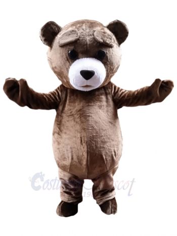 Brown Teddy Bear Mascot Costumes