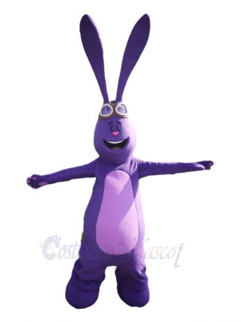 Purple Bunny Rabbit Mascot Costumes