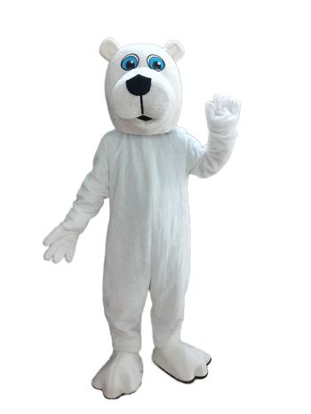 Cute Polar Bear Mascot Costume Animal