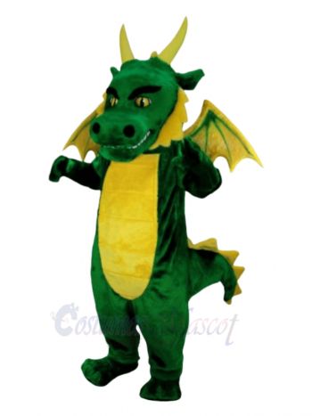 Fierce Green Dragon Mascot Costumes