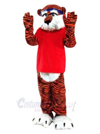 Professional Sports Tiger Mascot Costume