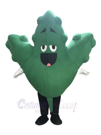 Fancy Leaf Dress Mascot Costumes