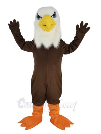 Cool White Head Eagle Mascot Costume Animal