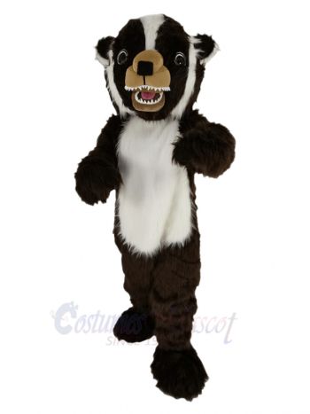 Cute Badger Mascot Costume Animal