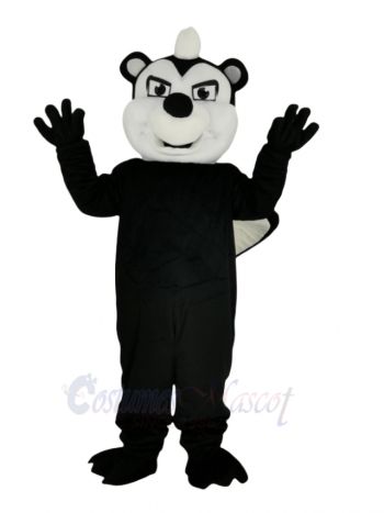 Black Stinky Skunk Mascot Costume Animal