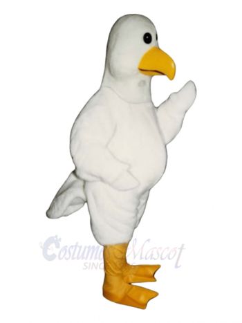 Cute Seagull Mascot Costume Bird