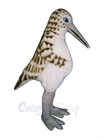 Cute Sandpiper Mascot Costume Bird