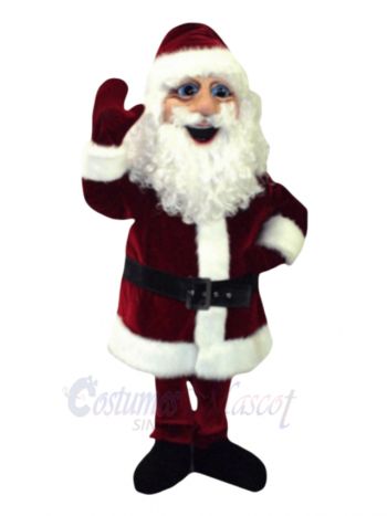 Cute St. Nicholas Mascot Costume Christmas Xmas