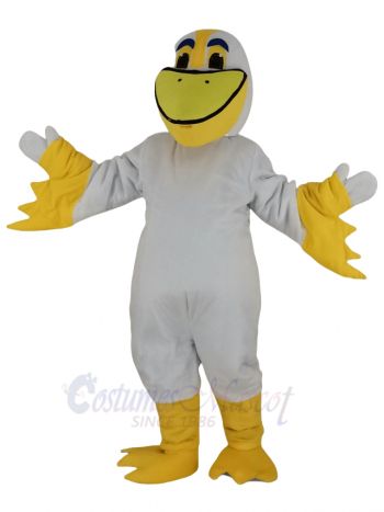 Cute Peter Pelican Bird Mascot Costume Animal