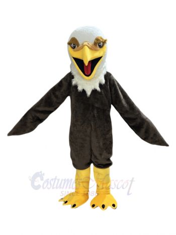 Long Hair Plush Falcon Mascot Costume Animal