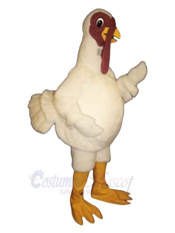 Cute Fat Turkey Mascot Costume Poultry