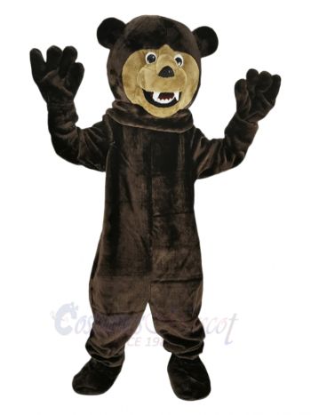 Cute Grizzly Bear Mascot Costume Animal