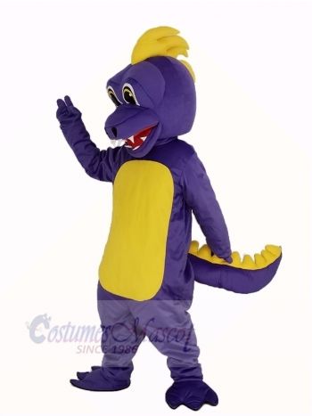 Purple Dragon Mascot Costume Animal