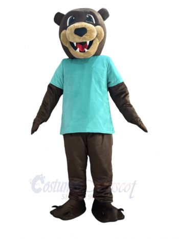 Sharp Teeth Grizzly Bear Mascot Costume Animal