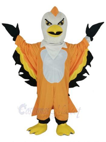 Orange Thunderbird Mascot Costume Animal