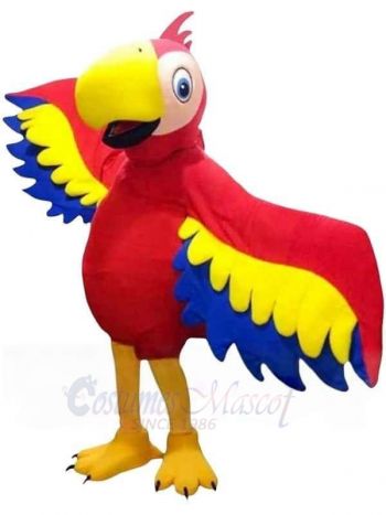 Lively Parrot Mascot Costume Animal