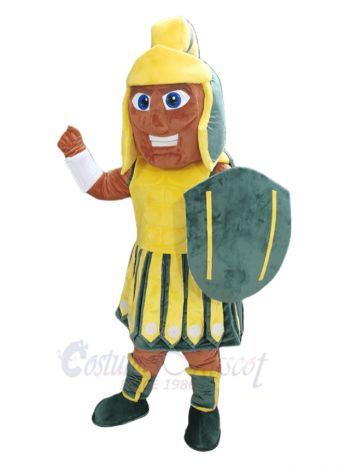 Powerful Spartan Mascot Costume People