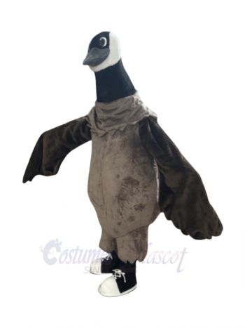 Brown Goose Poultry Mascot Costume