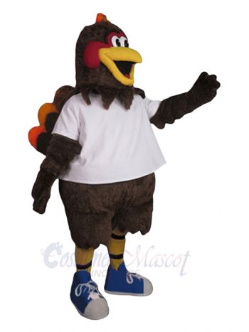 Fat Turkey Mascot Costume