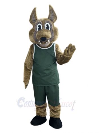 Smart Coyote Mascot Costume Animal