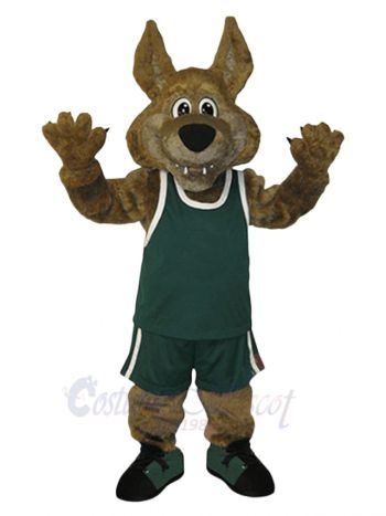 School Coyote Mascot Costume