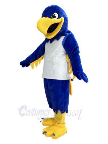 Blue Falcon Mascot Costume Animal