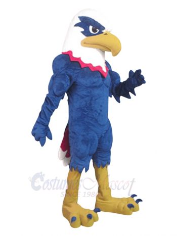 Power Blue Eagle Mascot Costume