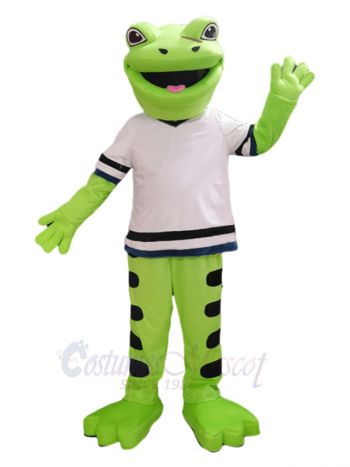 Realistic Friendly Frog Mascot Costume Animal