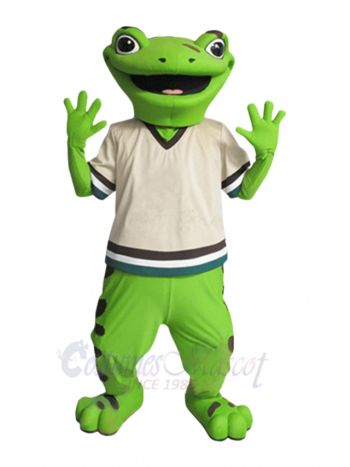 Friendly Frog Mascot Costume