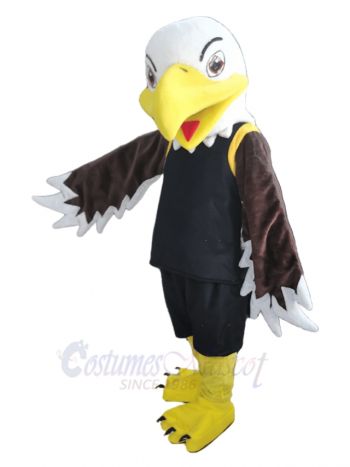 Brave Brown Eagle Mascot Costume Animal