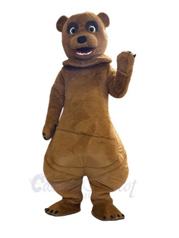 Stout Brown Bear Mascot Costume Animal