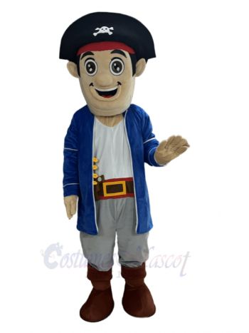 Pirate Whizz-Kid Mascot Costume People