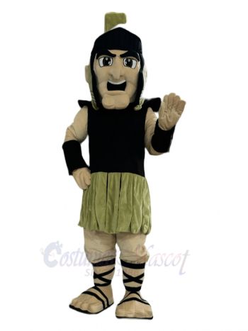 Black and Desert Gold Spartan Mascot Costume People